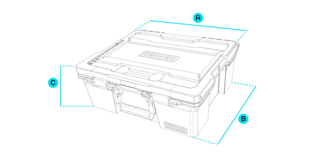 DECKED Box Halfrack 32L Case