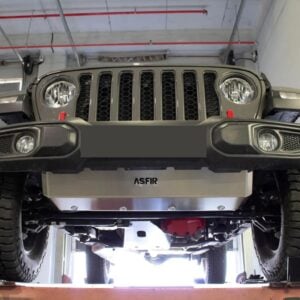 Jeep Wrangler JL / JT Gladiator Steering Rod Protection | for OE PLASTIC Front Bumper
