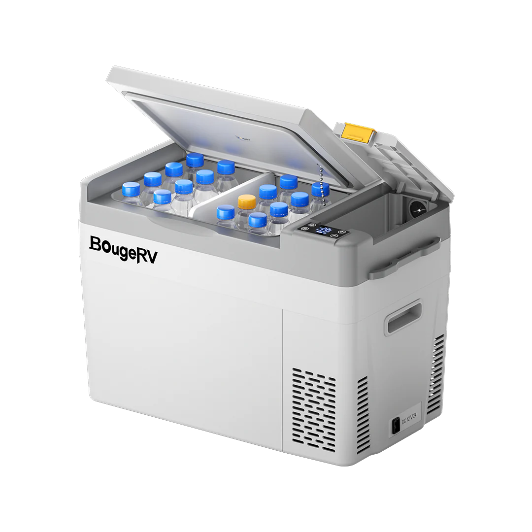 BougeRV_CRPRO30_30_Quart_12V_Portable_Car_Fridge_Freezer_White_B