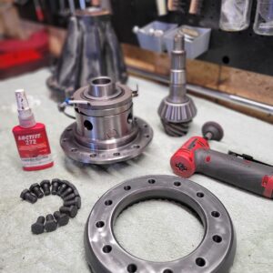 Rear differential teardown on 2019 4Runner for Eaton E-Locker installation