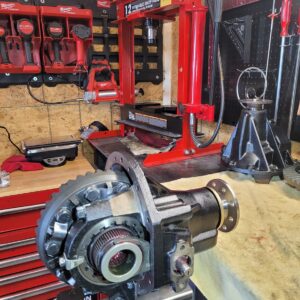 Completed front and rear differential rebuild with 4.88 regear on Land Cruiser 80