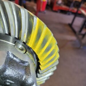 Ring and pinion contact pattern setup for 4.88 gears on Land Cruiser 80