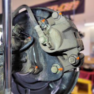 Completed rear wheel bearing replacement on Toyota Tundra