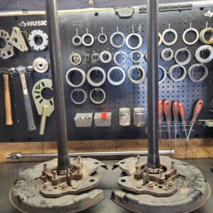 Rear axle disassembly for wheel bearing service on Toyota Tundra