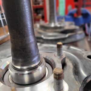 Rear axle reassembly after wheel bearing replacement on Toyota Tundra